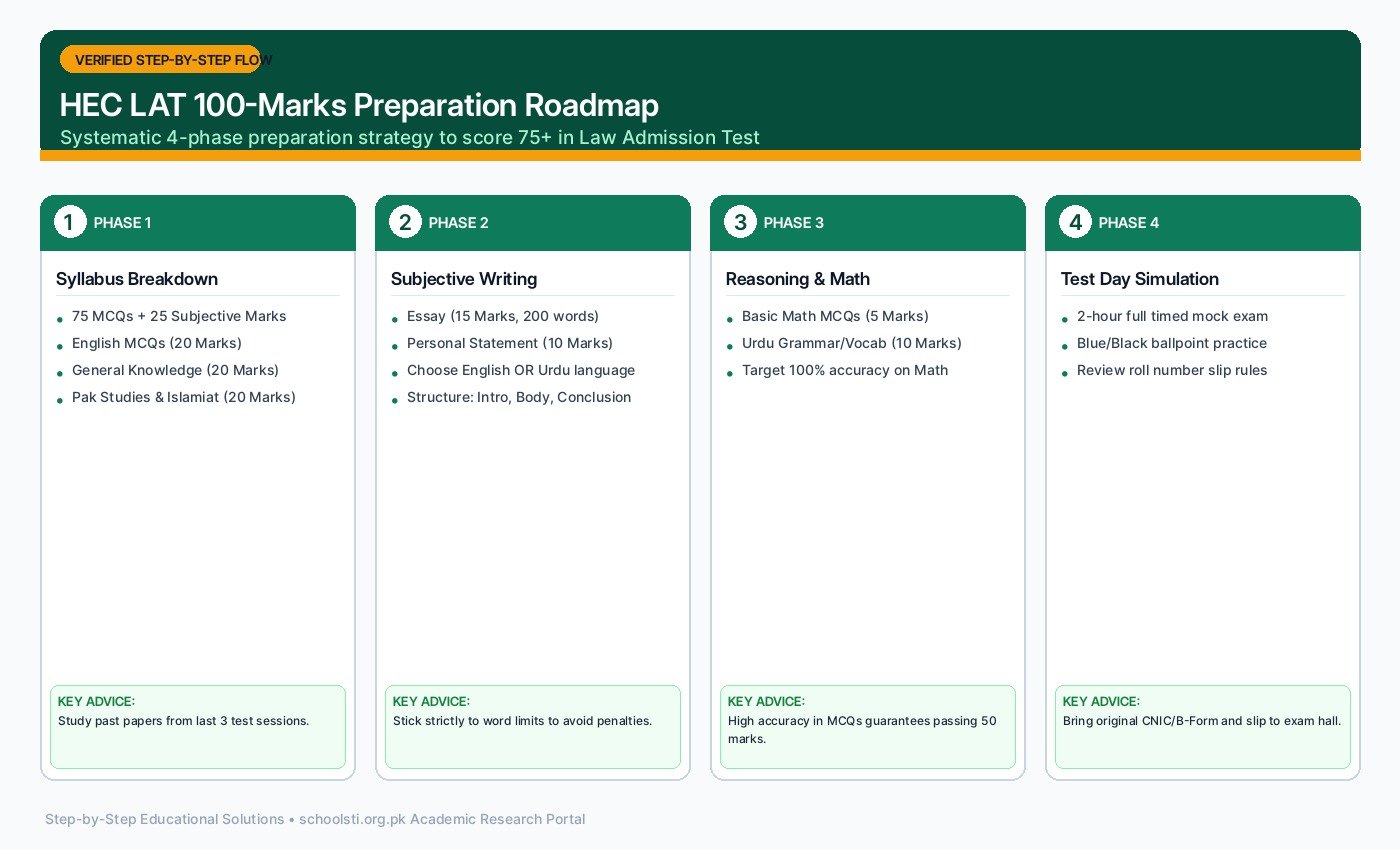 HEC LAT 100-Marks Preparation Roadmap