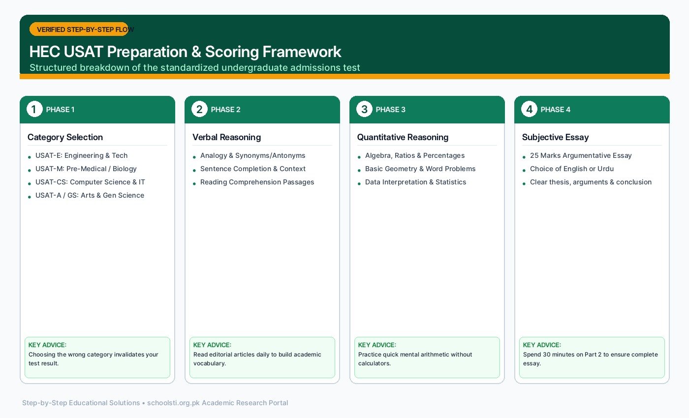 HEC USAT Preparation & Scoring Framework