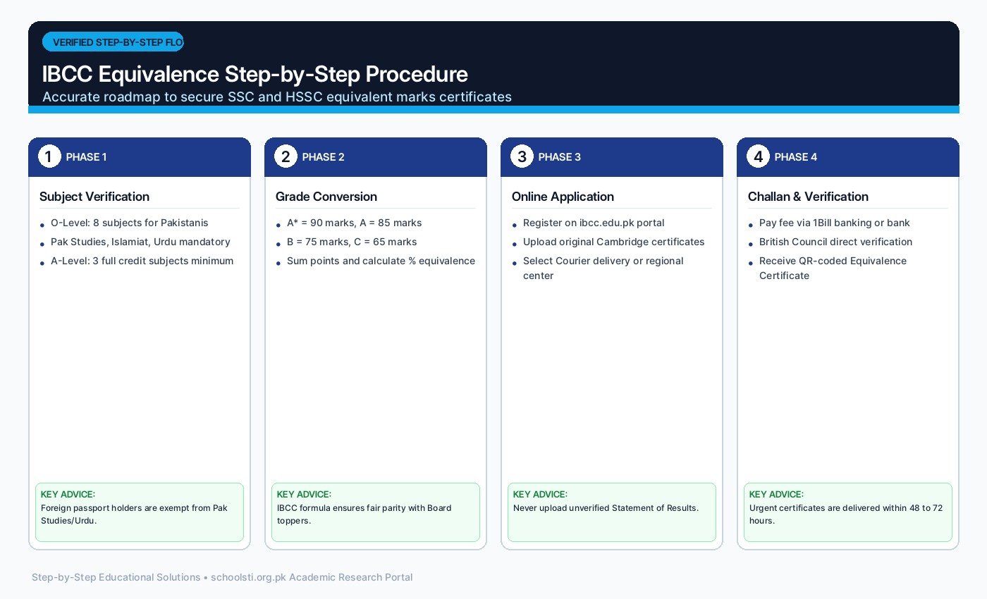 IBCC Equivalence Step-by-Step Procedure