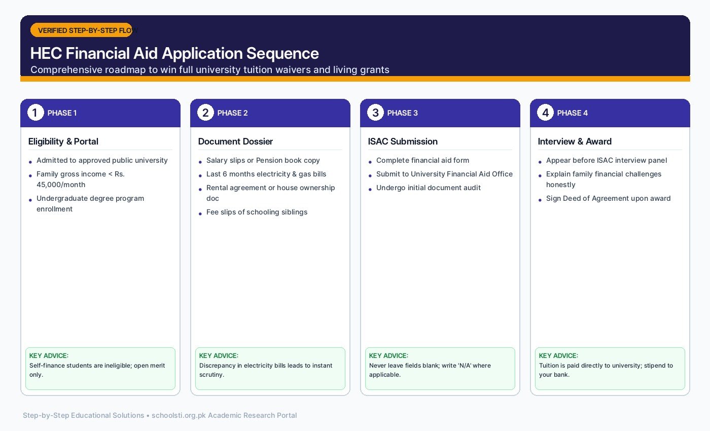 HEC Financial Aid Application Sequence