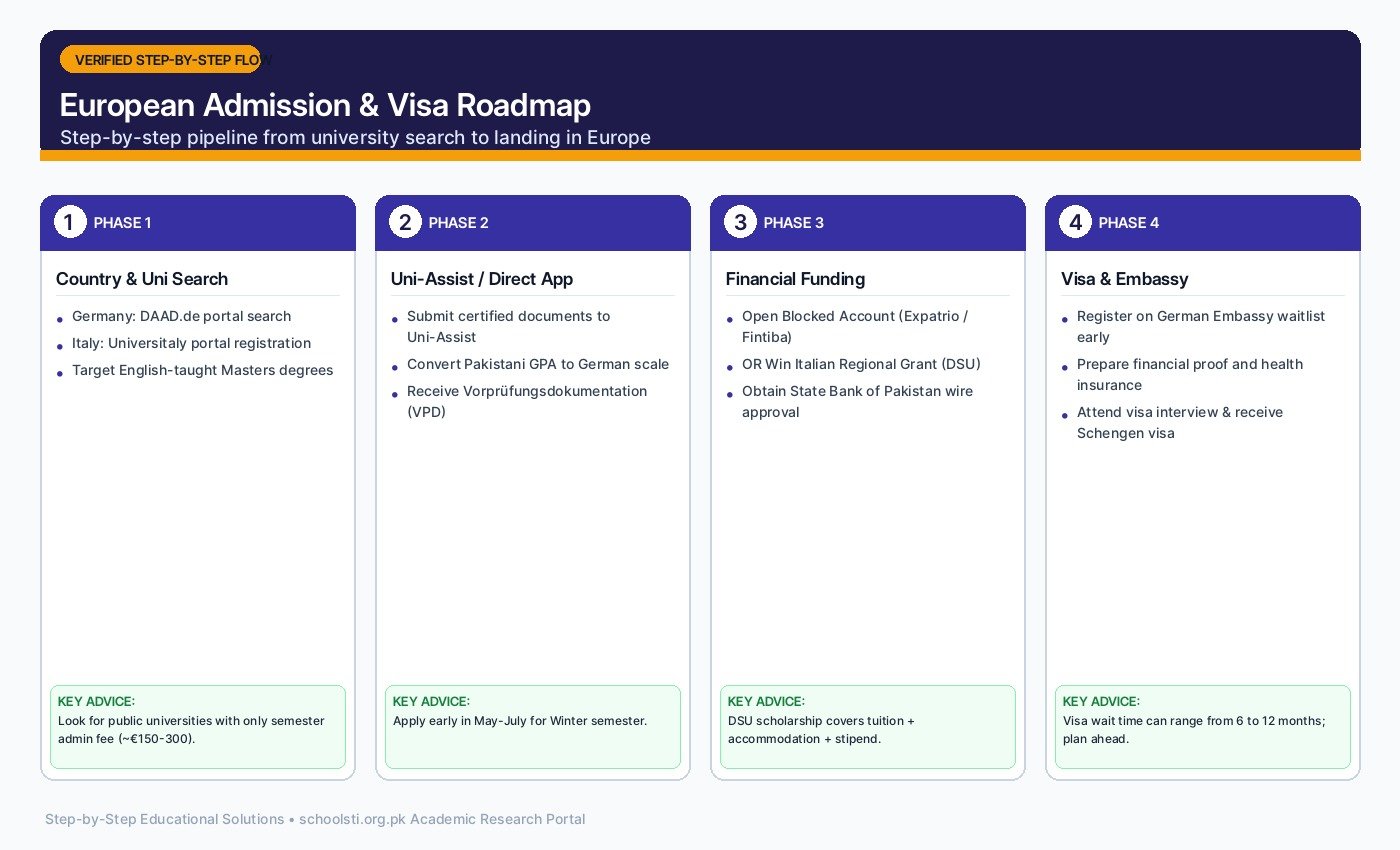 European Admission & Visa Roadmap