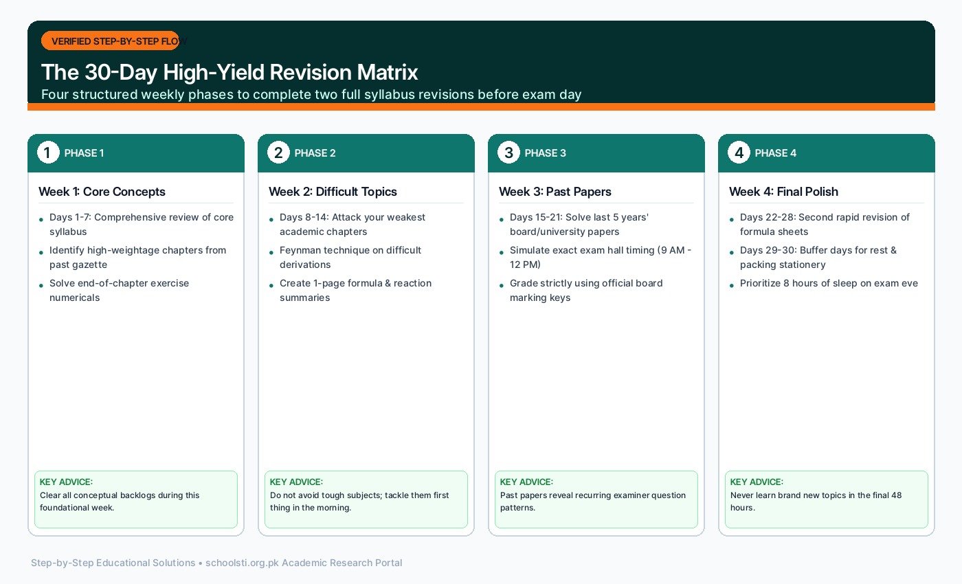 The 30-Day High-Yield Revision Matrix