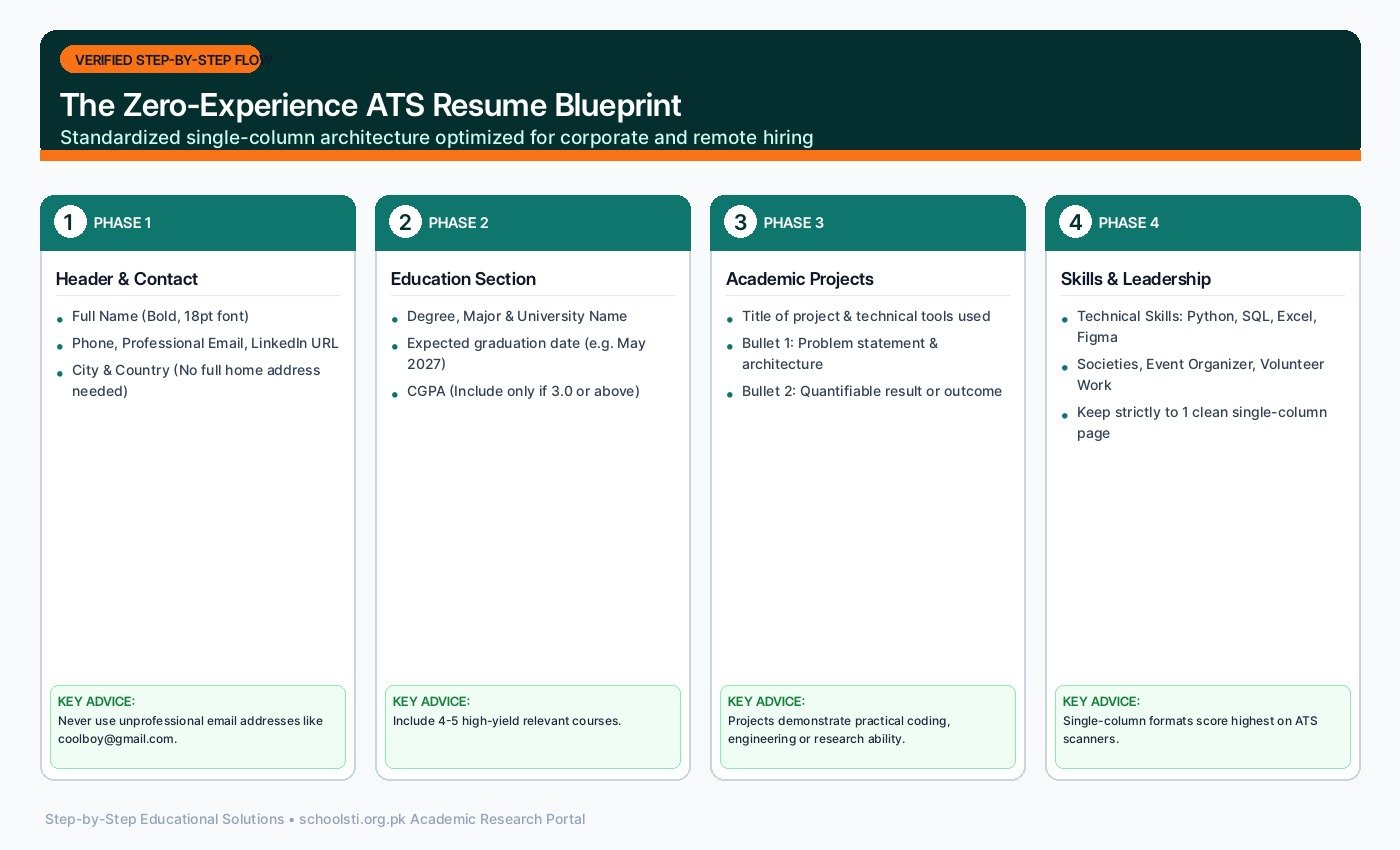 The Zero-Experience ATS Resume Blueprint