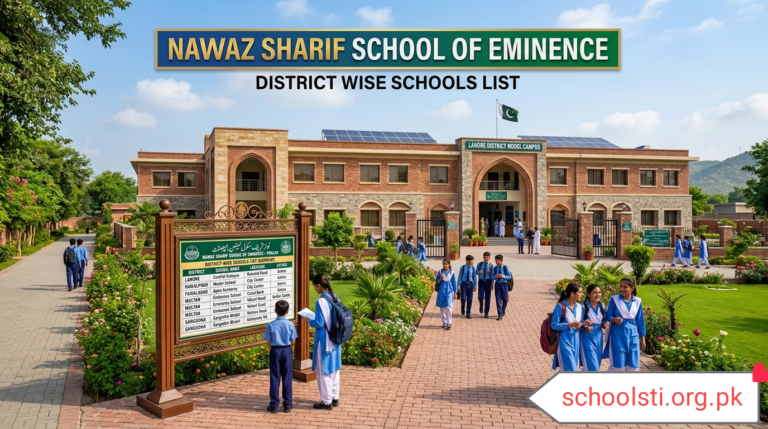 Nawaz Sharif School of Eminence District wise Schools List