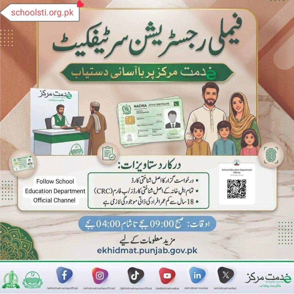 Getting Your NADRA FRC at e-Khidmat Centers