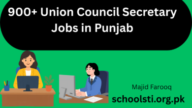900 Union Council Secretary Jobs in Punjab