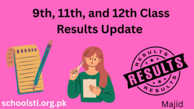 BISE 9th 11th and 12th Class Updates