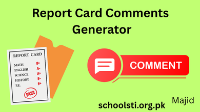 Report Card Comments Generator