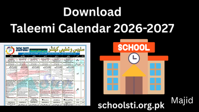Taleemi Calendar 2026 2027