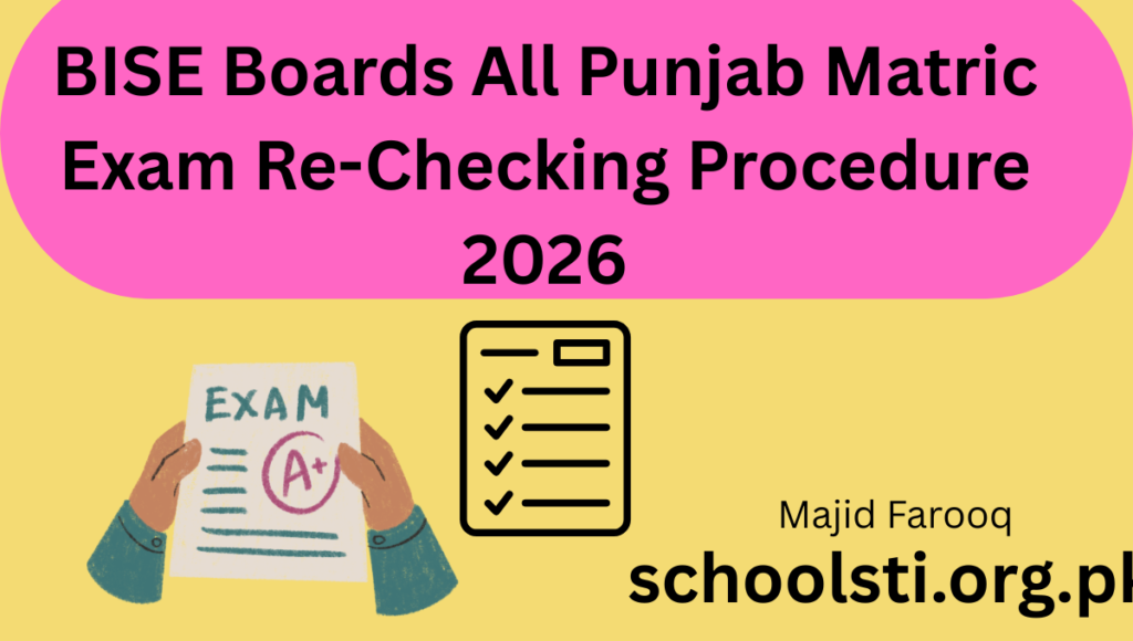 matric rechecking process