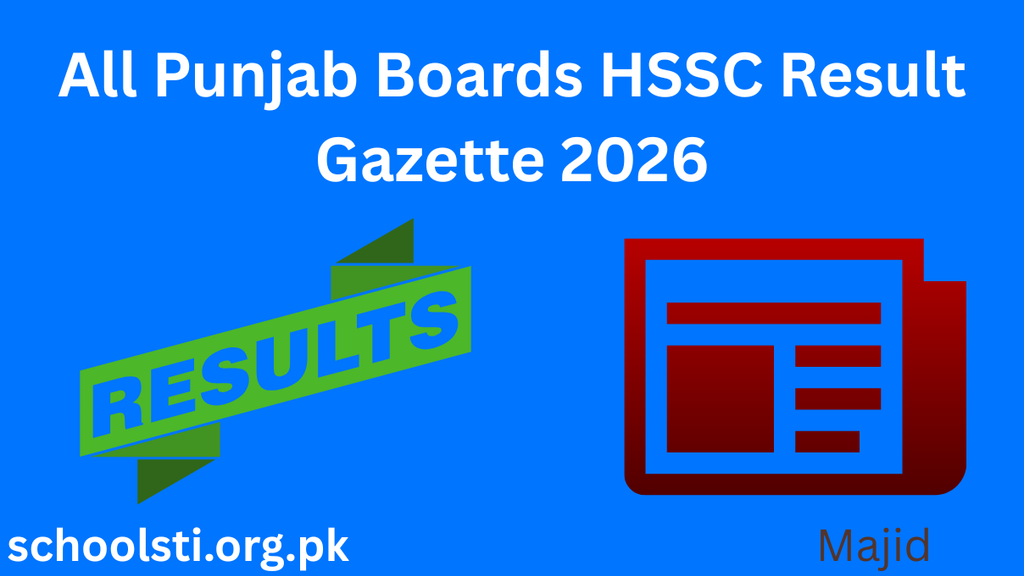 All Punjab Boards HSSC Result Gazette 2026 All Punjab Boards HSSC Result Gazette 2026