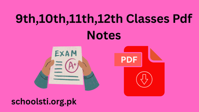 9th10th11th12th Classes Pdf Notes