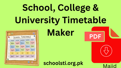 School, College & University Timetable Maker 4 School College University Timetable Maker