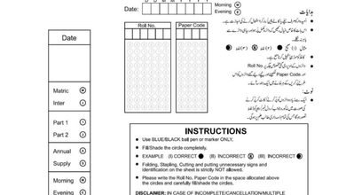 bise Lahore sheet