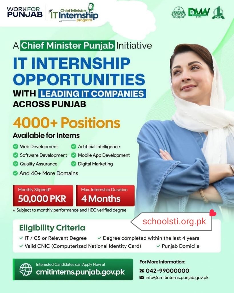 Chief Minister Punjab IT Internship Program 2026
