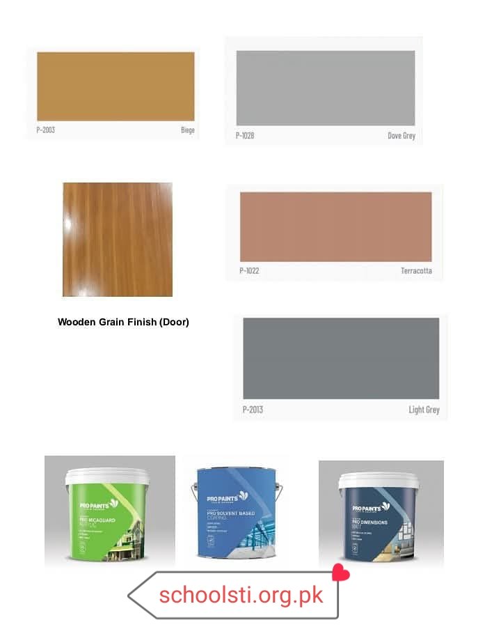 Approval of paint Color for school building area Approval of paint Color for school building area